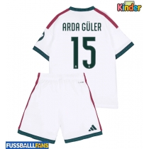 Real Madrid Arda Guler #15 Heimtrikotsatz Kinder 2026-27 Kurzarm (+ Kurze Hosen)